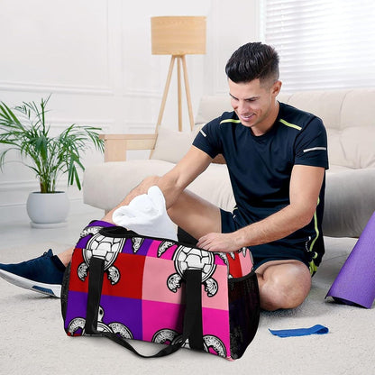 Travel Gym Bag Duffel Sports Weekender Overnight Easy Clean Material for Workout Travel