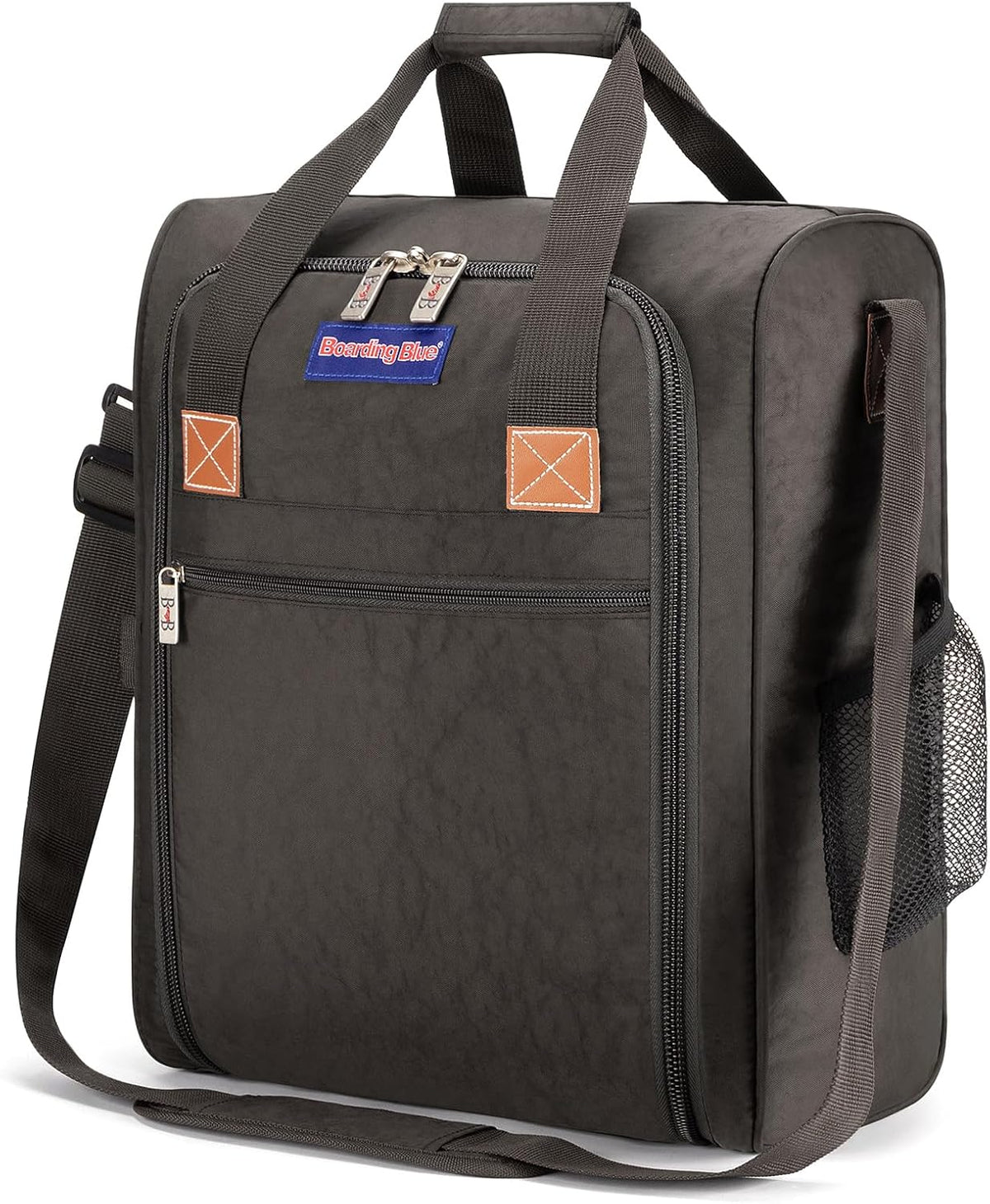 17X13X8 Inches JetBlus Airlines Personal Item Under Seat Duffel bag Suitable for Major Airlines including Spirit, Jetblue, Frontier, and American - Duffel Bag Design (Black)