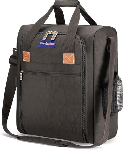 17X13X8 Inches JetBlus Airlines Personal Item Under Seat Duffel bag Suitable for Major Airlines including Spirit, Jetblue, Frontier, and American - Duffel Bag Design (Black)