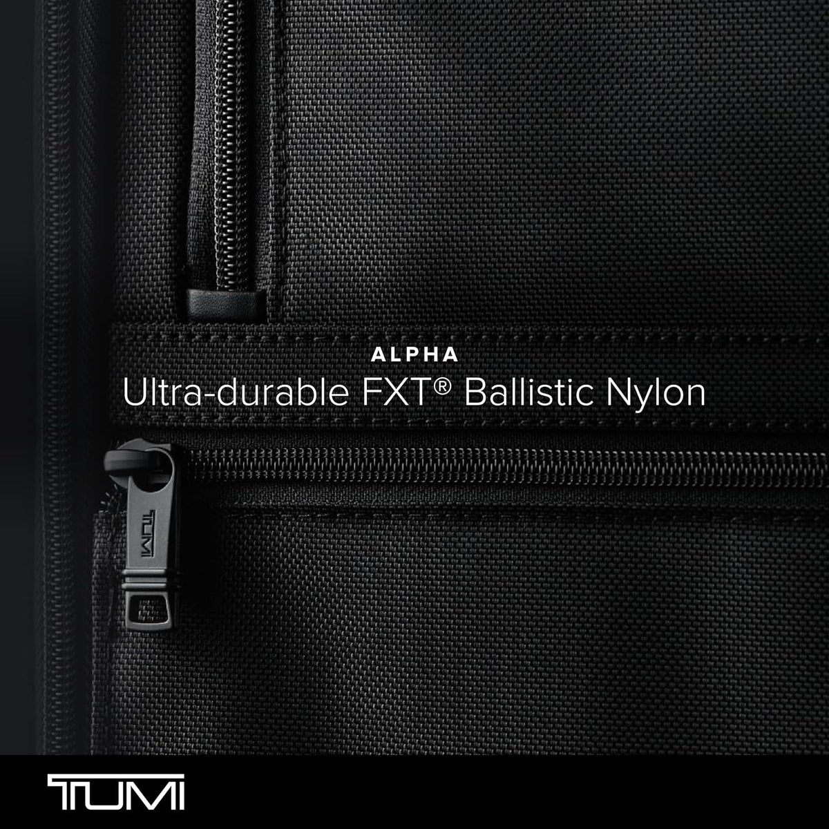 Alpha Tri-Fold Garment Bag Carry-On - Dress or Suit Bag for Men and Women - Midnight Black