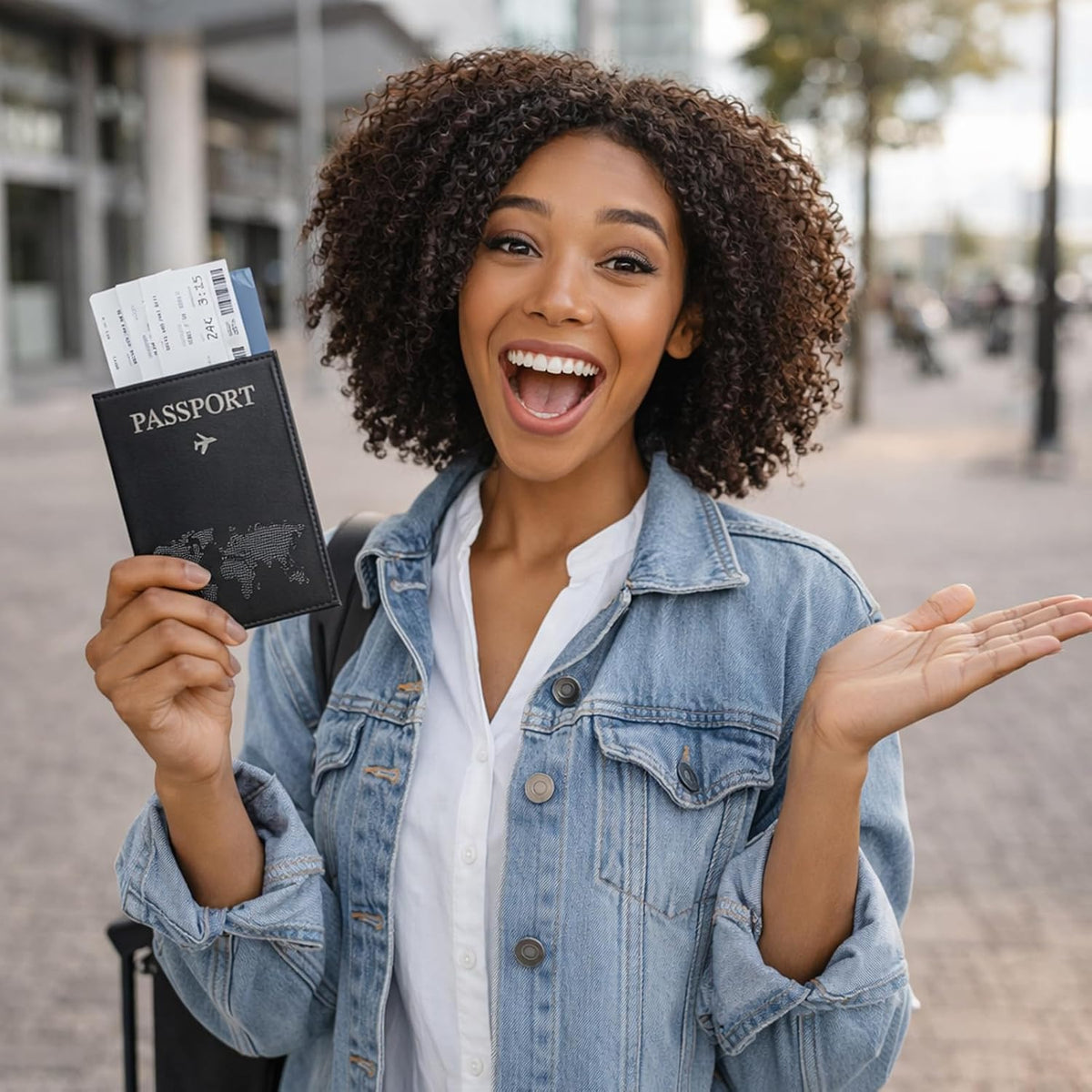Passport Holder 3 Pack for Travel, PU Leather Passport Covers Pack | RFID Blocking Wallet Case, Travel Must Haves Accessories Document Organizer Book Holders for Women and Men