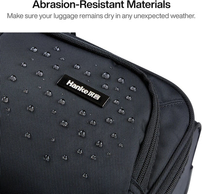 16 Inch Underseat Carry On Luggage With Wheels, Small Rolling Suitcase Lightweight Under Seat Carry On Bag, Airline Approved Personal Item Overnight Softside Travel Luggage Bag,Black