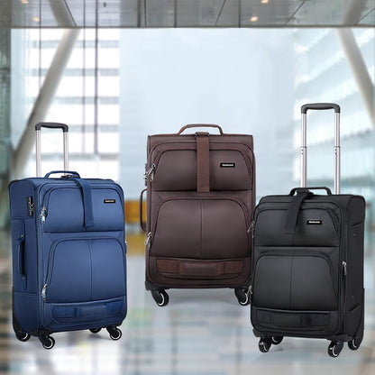 16 Inch Underseat Carry On Luggage With Wheels, Small Rolling Suitcase Lightweight Under Seat Carry On Bag, Airline Approved Personal Item Overnight Softside Travel Luggage Bag,Black