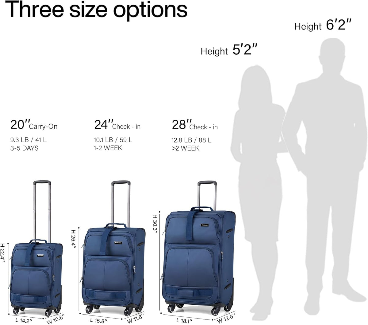 16 Inch Underseat Carry On Luggage With Wheels, Small Rolling Suitcase Lightweight Under Seat Carry On Bag, Airline Approved Personal Item Overnight Softside Travel Luggage Bag,Black