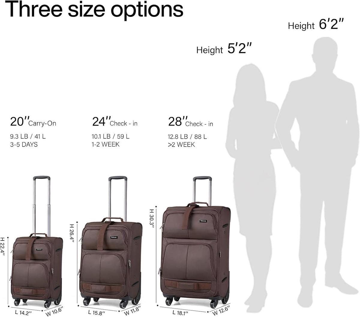 16 Inch Underseat Carry On Luggage With Wheels, Small Rolling Suitcase Lightweight Under Seat Carry On Bag, Airline Approved Personal Item Overnight Softside Travel Luggage Bag,Black