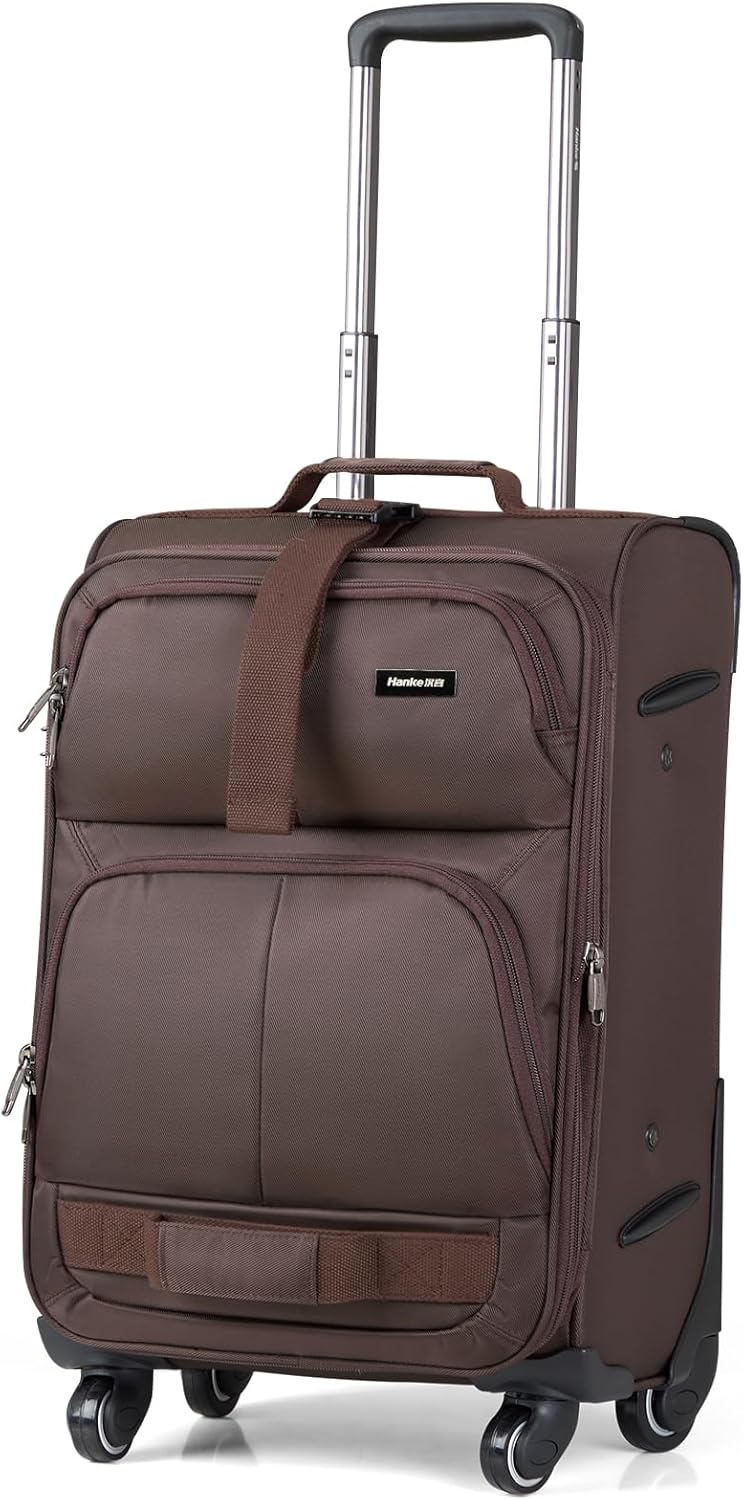 16 Inch Underseat Carry On Luggage With Wheels, Small Rolling Suitcase Lightweight Under Seat Carry On Bag, Airline Approved Personal Item Overnight Softside Travel Luggage Bag,Black