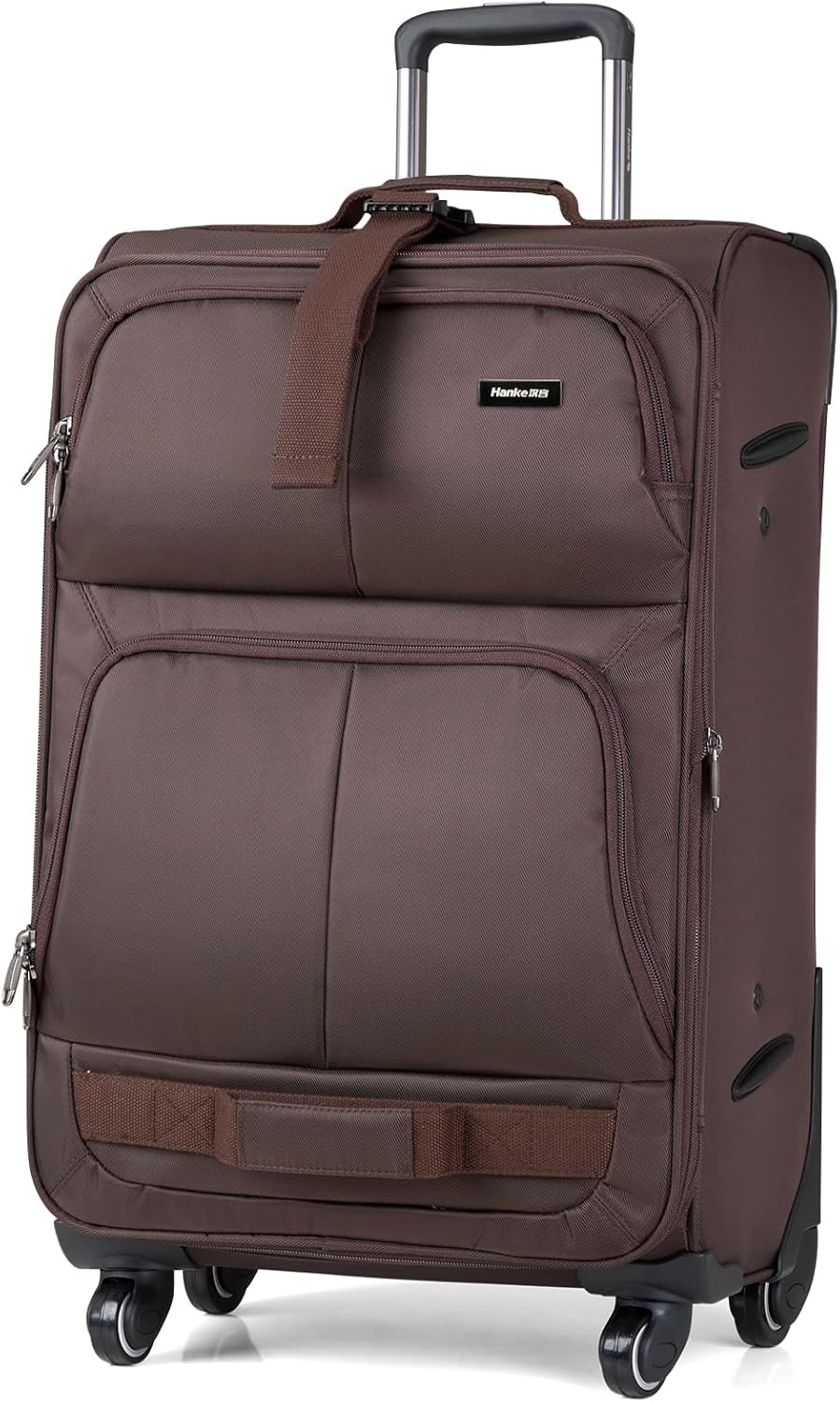 16 Inch Underseat Carry On Luggage With Wheels, Small Rolling Suitcase Lightweight Under Seat Carry On Bag, Airline Approved Personal Item Overnight Softside Travel Luggage Bag,Black