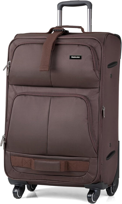16 Inch Underseat Carry On Luggage With Wheels, Small Rolling Suitcase Lightweight Under Seat Carry On Bag, Airline Approved Personal Item Overnight Softside Travel Luggage Bag,Black