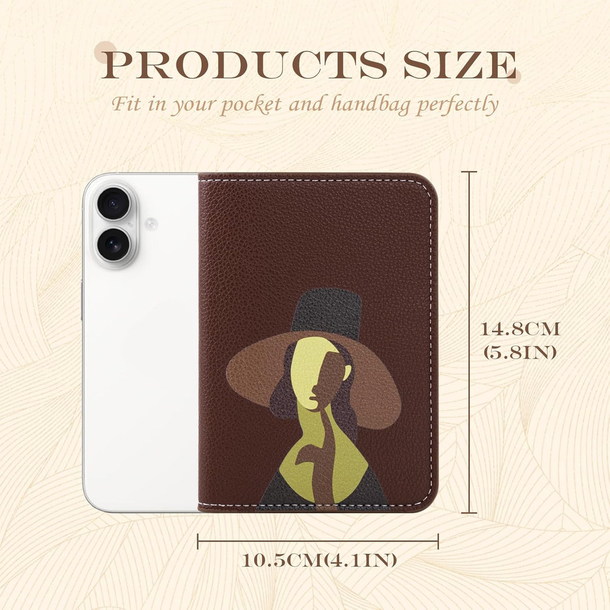 Slim Passport Holder RFID Blocking Travel Wallet - PU Leather Protector Case for Quick TSA Access, Secure Boarding Passes & ID Cards for Men Women International Travel
