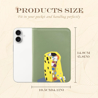 Slim Passport Holder RFID Blocking Travel Wallet - PU Leather Protector Case for Quick TSA Access, Secure Boarding Passes & ID Cards for Men Women International Travel