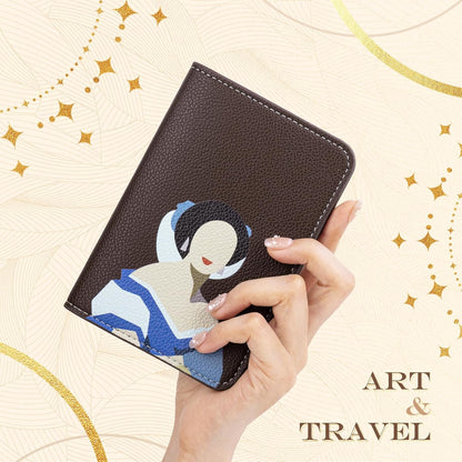 Slim Passport Holder RFID Blocking Travel Wallet - PU Leather Protector Case for Quick TSA Access, Secure Boarding Passes & ID Cards for Men Women International Travel