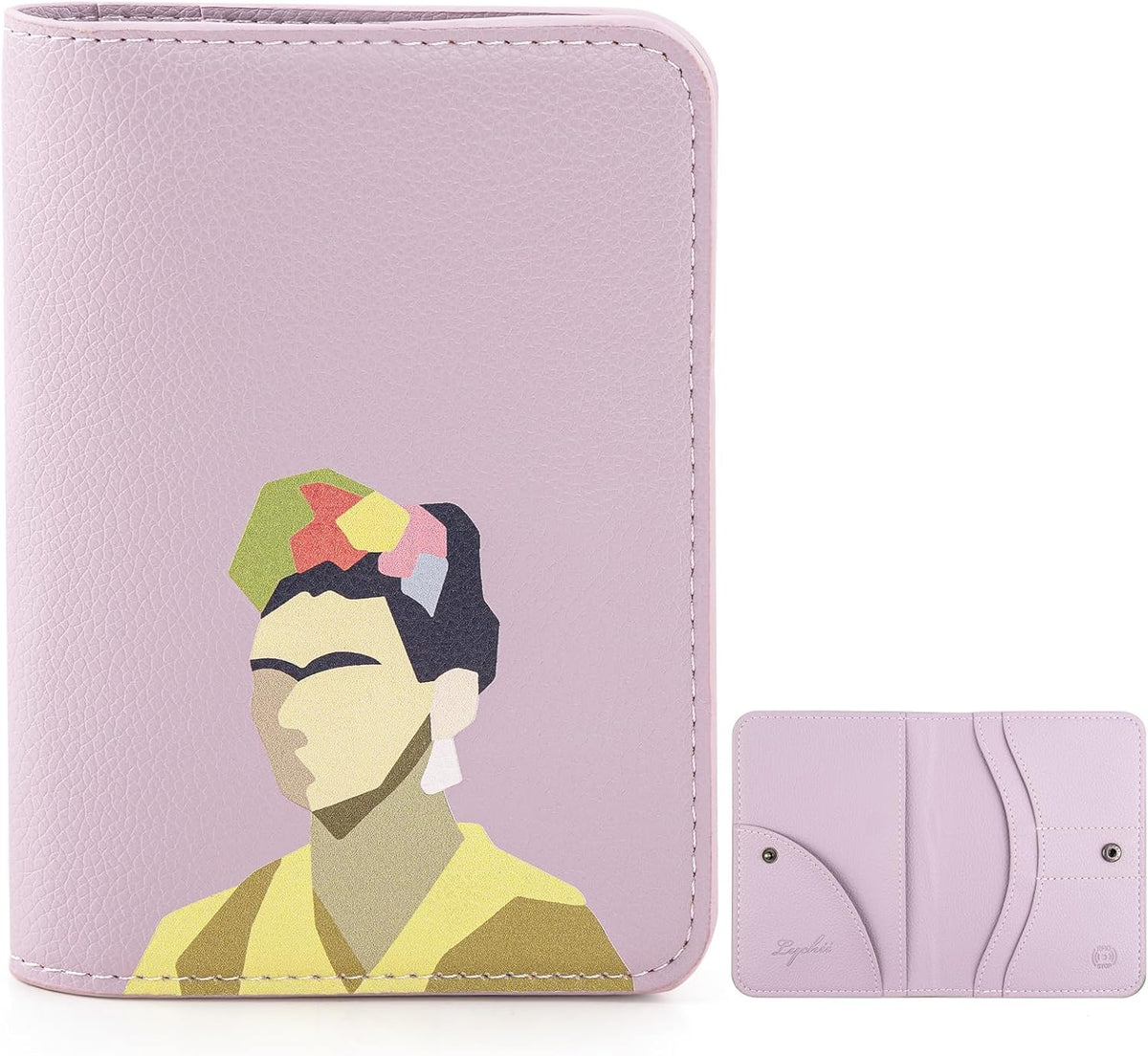 Slim Passport Holder RFID Blocking Travel Wallet - PU Leather Protector Case for Quick TSA Access, Secure Boarding Passes & ID Cards for Men Women International Travel