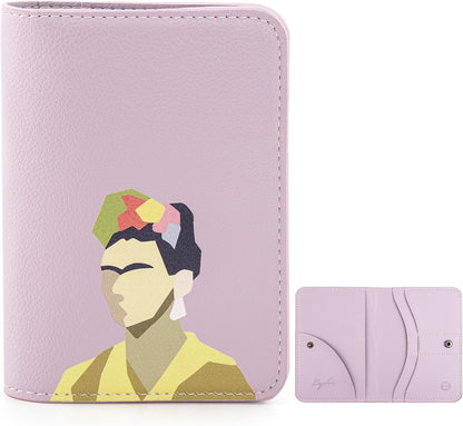 Slim Passport Holder RFID Blocking Travel Wallet - PU Leather Protector Case for Quick TSA Access, Secure Boarding Passes & ID Cards for Men Women International Travel