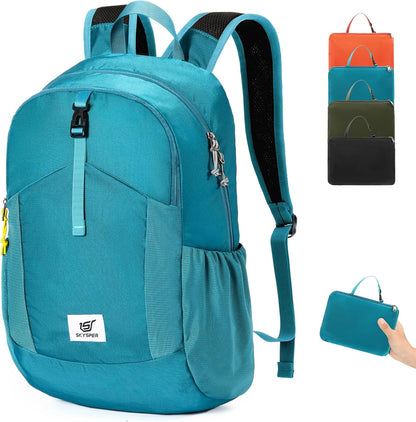 Small Hiking Backpack for Men Women 20L RFID Packable Daypack Ultralight Foldable Back Pack Lightweight Collapsible Travel Day Pack
