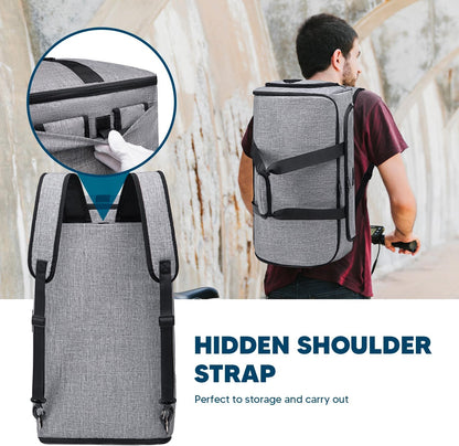 Garment Bags for Travel 58L Garment Bags Duffle Bag for Travel Convertible Carry On Garment Duffle Bag 4 in 1 Foldable Suit Bag with Shoes Compartment for Men Women Weekender，Dark Grey