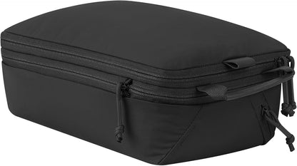 Compression Packing Cube for Travel, Luggage Organizers Packing Cubes for Carry On Suitcase, Compressible Expansion Dual Compartment Zipper Travel Organizer