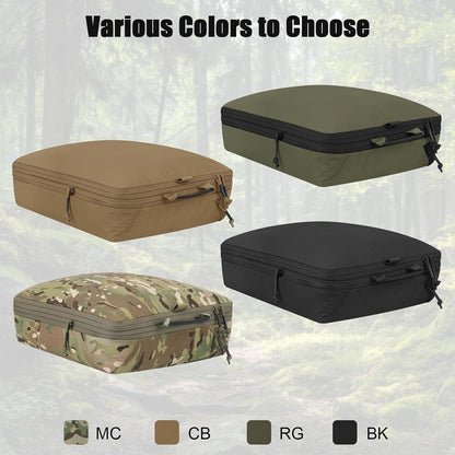 Compression Packing Cube for Travel, Luggage Organizers Packing Cubes for Carry On Suitcase, Compressible Expansion Dual Compartment Zipper Travel Organizer