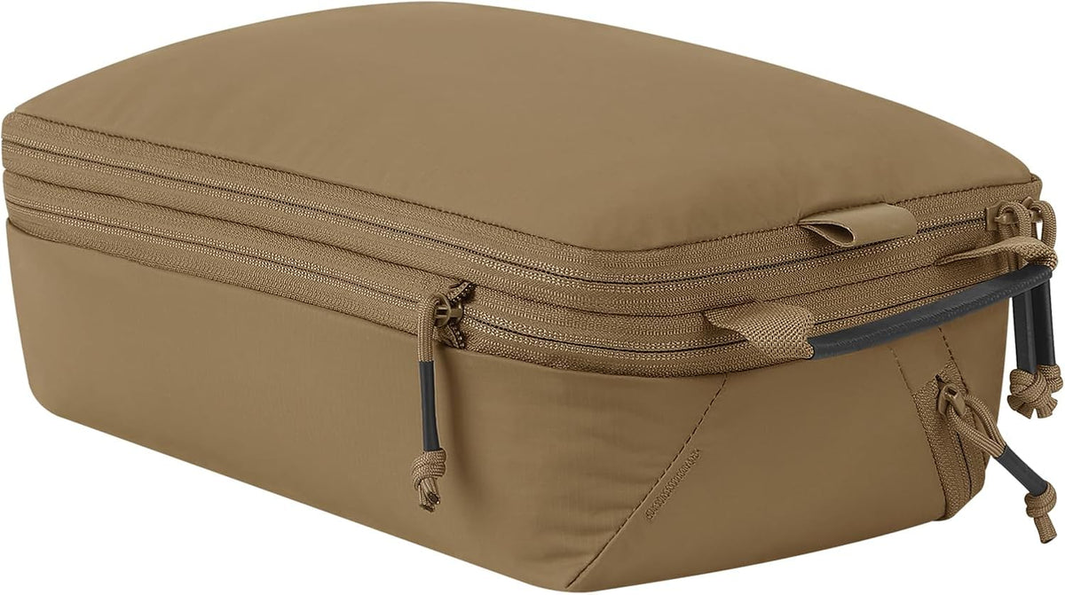 Compression Packing Cube for Travel, Luggage Organizers Packing Cubes for Carry On Suitcase, Compressible Expansion Dual Compartment Zipper Travel Organizer