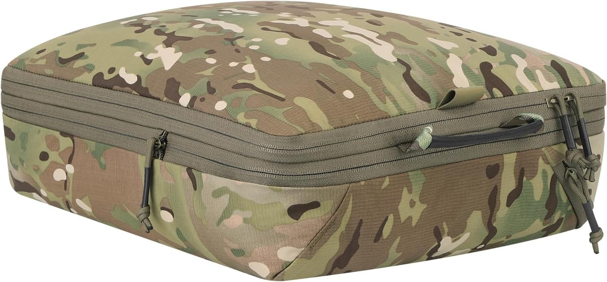 Compression Packing Cube for Travel, Luggage Organizers Packing Cubes for Carry On Suitcase, Compressible Expansion Dual Compartment Zipper Travel Organizer