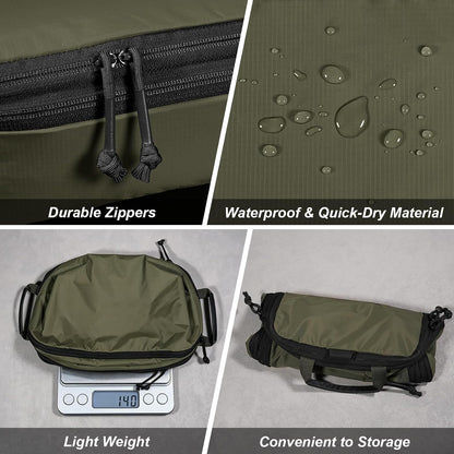 Compression Packing Cube for Travel, Luggage Organizers Packing Cubes for Carry On Suitcase, Compressible Expansion Dual Compartment Zipper Travel Organizer