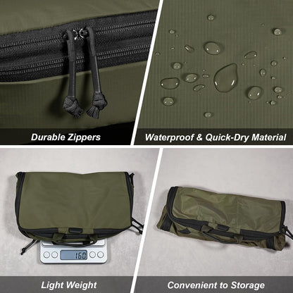 Compression Packing Cube for Travel, Luggage Organizers Packing Cubes for Carry On Suitcase, Compressible Expansion Dual Compartment Zipper Travel Organizer