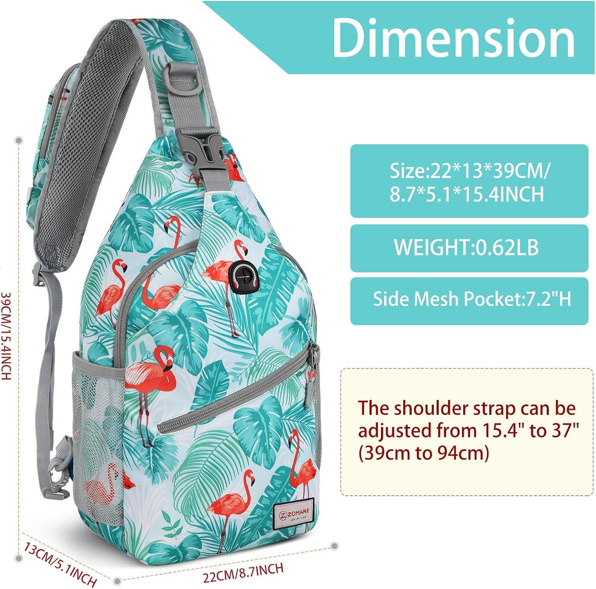 Sling Bag,Small Crossbody Sling Backpack,Water Resistant Shoulder Daypack for Travel,Anti Thief Chest Bag for Hiking(Black(New))