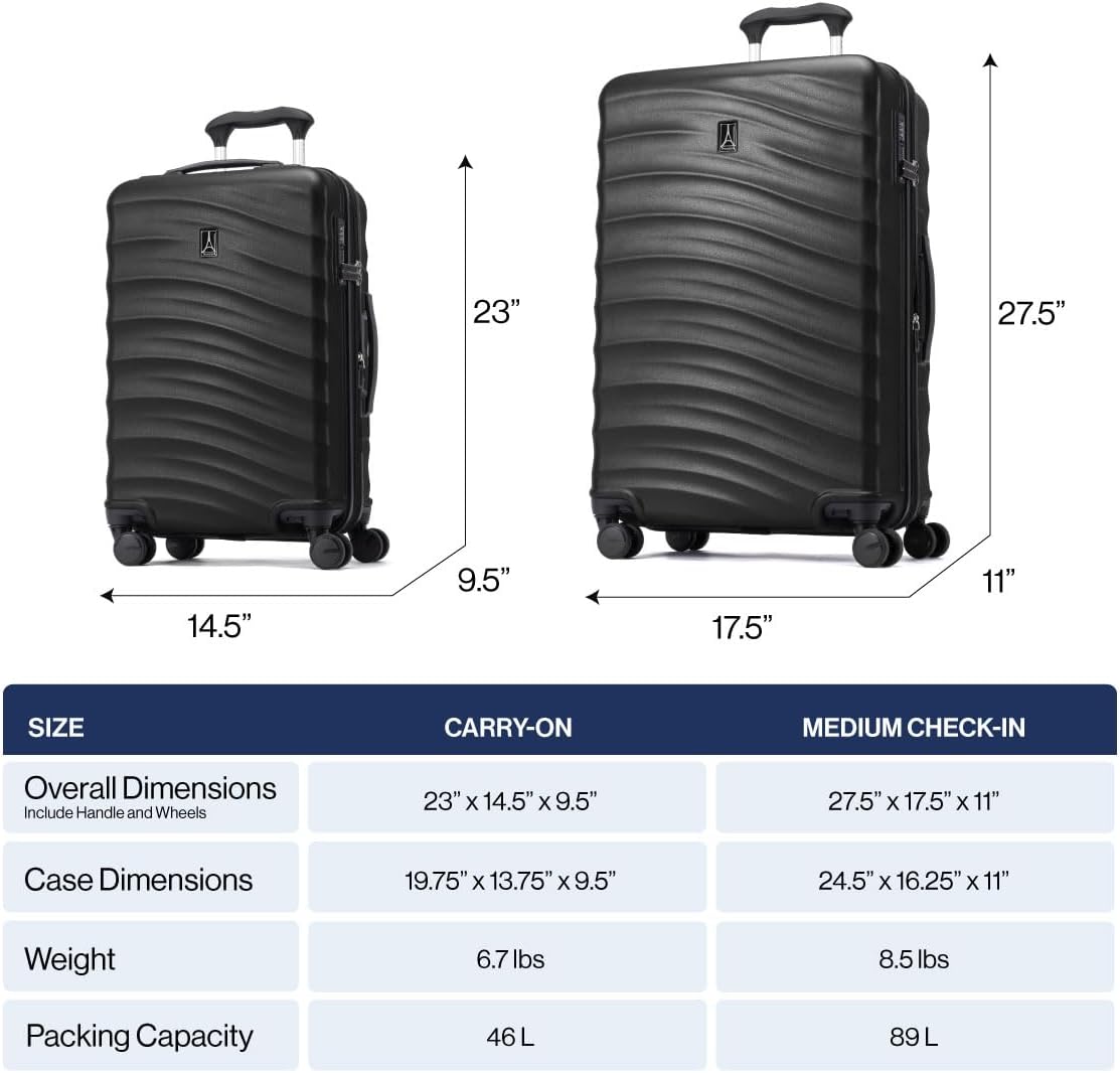 Maxlite Air V2 Hardside Expandable Carry on Luggage, 8 Spinner Wheels, Lightweight Hard Shell Suitcase, TSA lock, Slate Green, Carry On 20-Inch