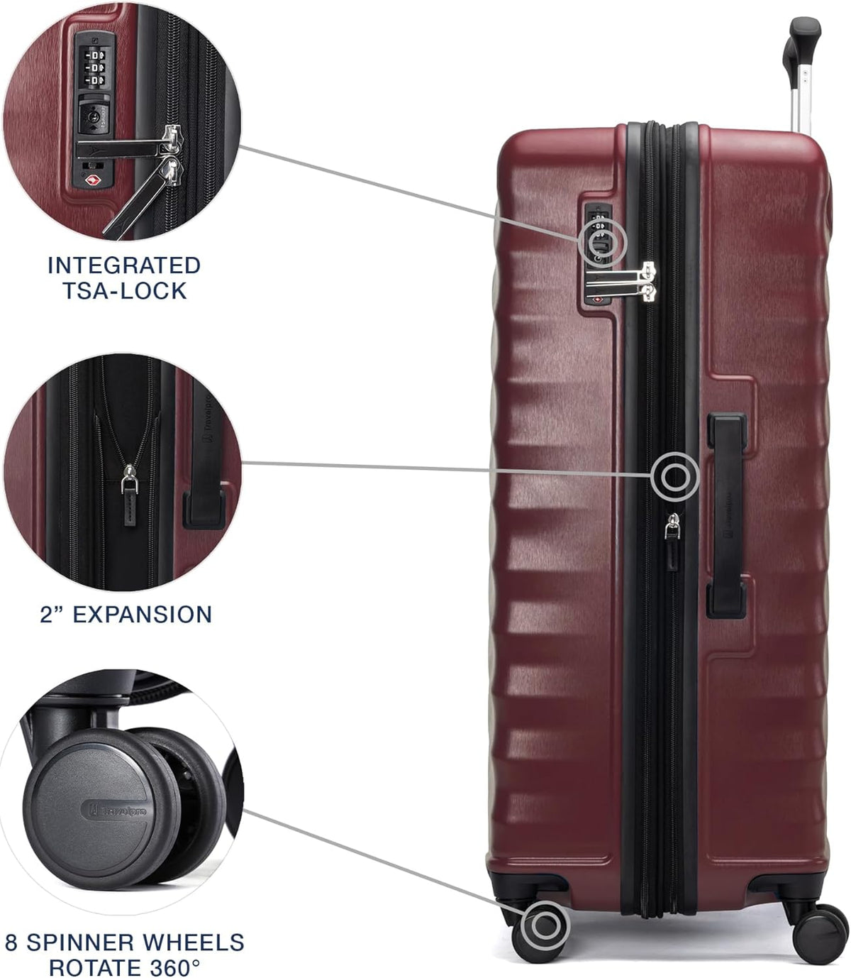Maxlite Air V2 Hardside Expandable Carry on Luggage, 8 Spinner Wheels, Lightweight Hard Shell Suitcase, TSA lock, Slate Green, Carry On 20-Inch
