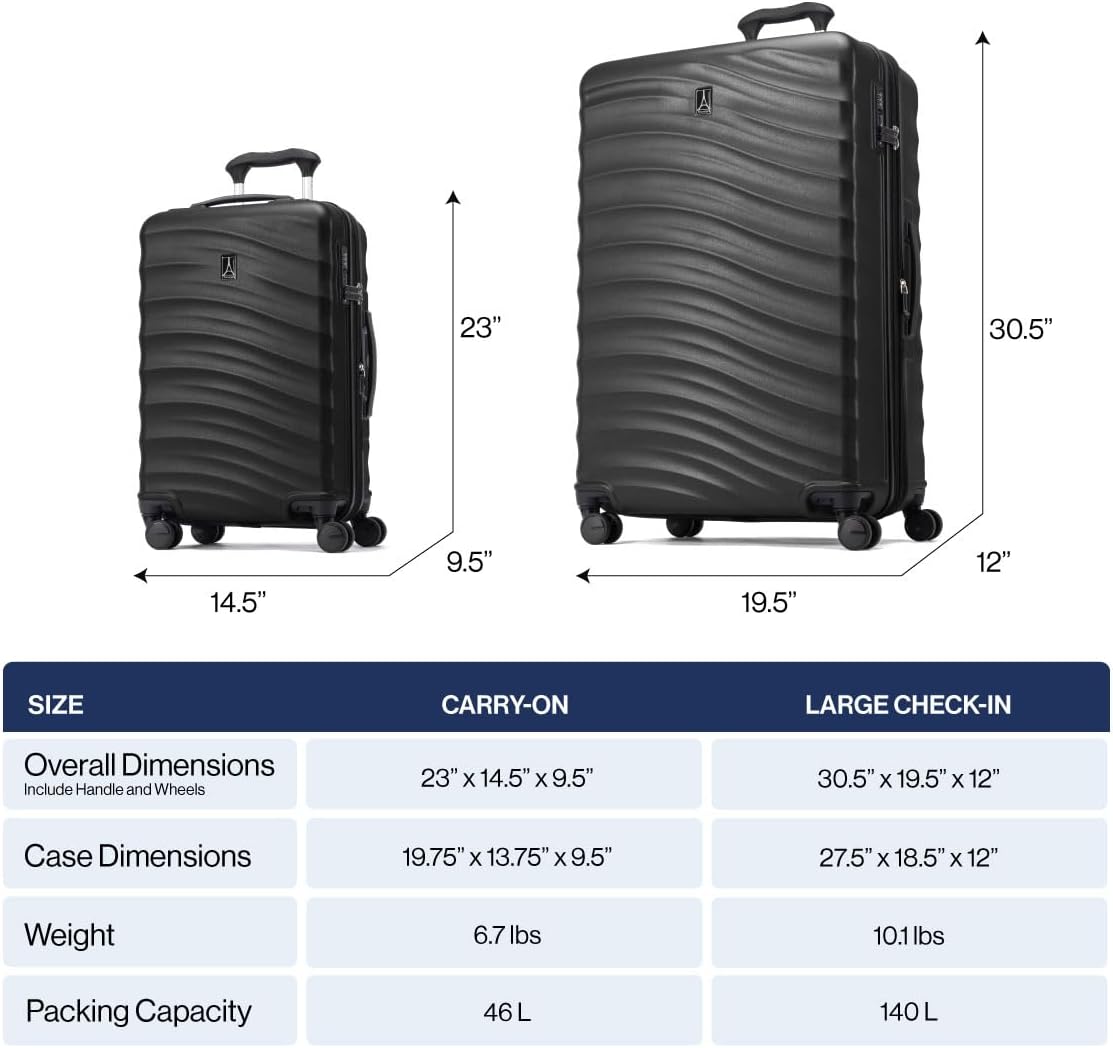 Maxlite Air V2 Hardside Expandable Carry on Luggage, 8 Spinner Wheels, Lightweight Hard Shell Suitcase, TSA lock, Slate Green, Carry On 20-Inch