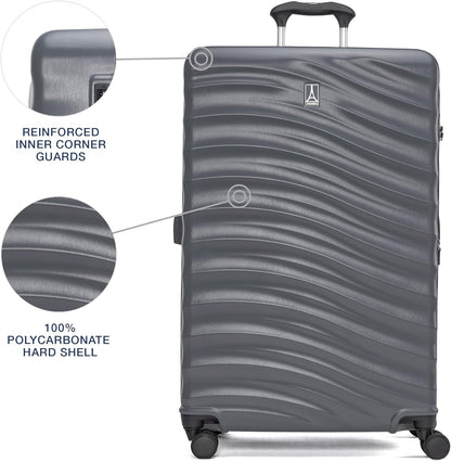 Maxlite Air V2 Hardside Expandable Carry on Luggage, 8 Spinner Wheels, Lightweight Hard Shell Suitcase, TSA lock, Slate Green, Carry On 20-Inch