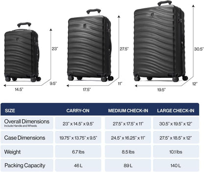 Maxlite Air V2 Hardside Expandable Carry on Luggage, 8 Spinner Wheels, Lightweight Hard Shell Suitcase, TSA lock, Slate Green, Carry On 20-Inch