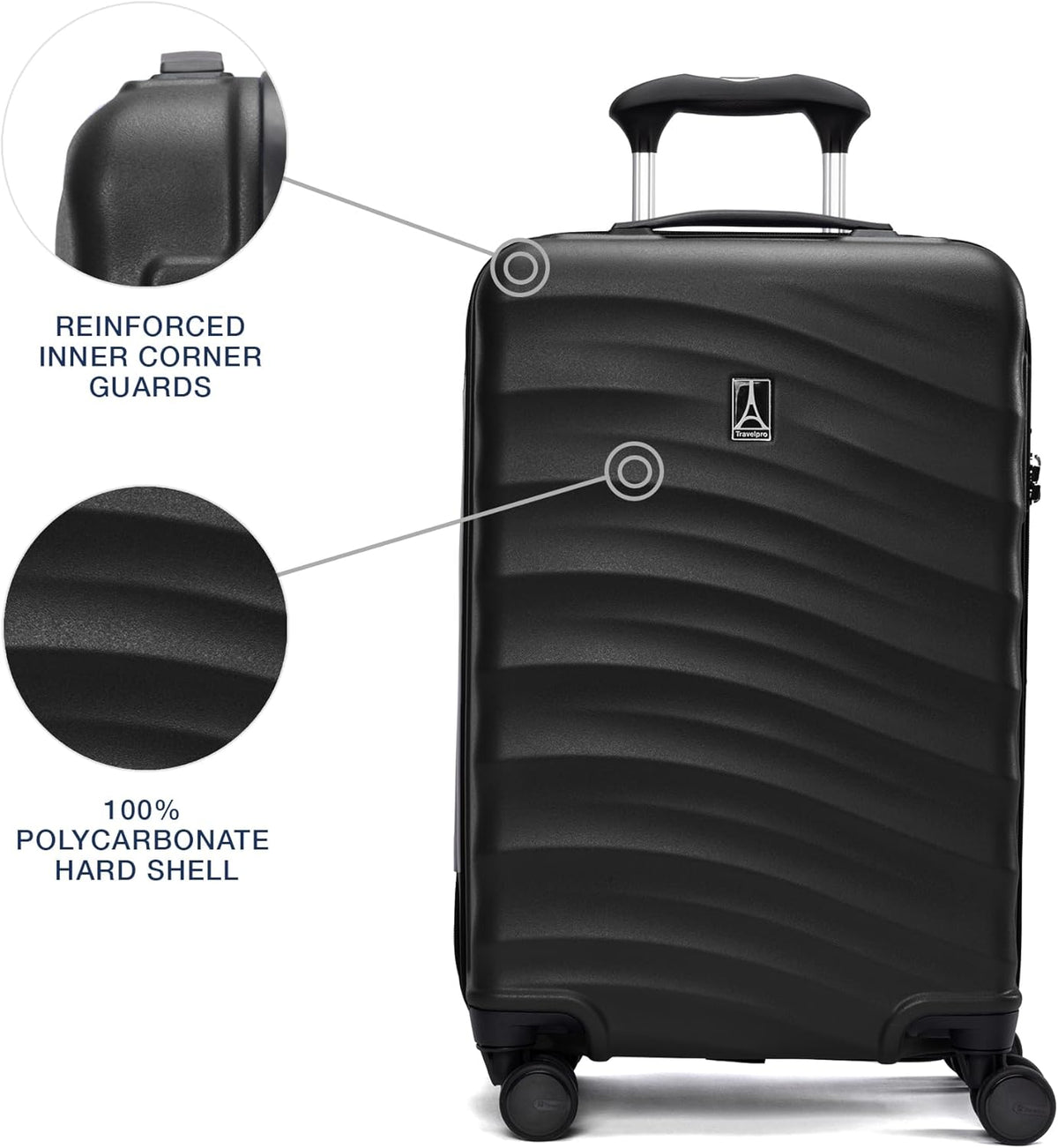 Maxlite Air V2 Hardside Expandable Carry on Luggage, 8 Spinner Wheels, Lightweight Hard Shell Suitcase, TSA lock, Slate Green, Carry On 20-Inch