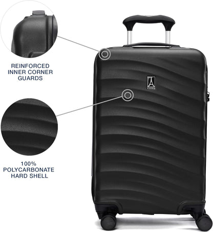 Maxlite Air V2 Hardside Expandable Carry on Luggage, 8 Spinner Wheels, Lightweight Hard Shell Suitcase, TSA lock, Slate Green, Carry On 20-Inch