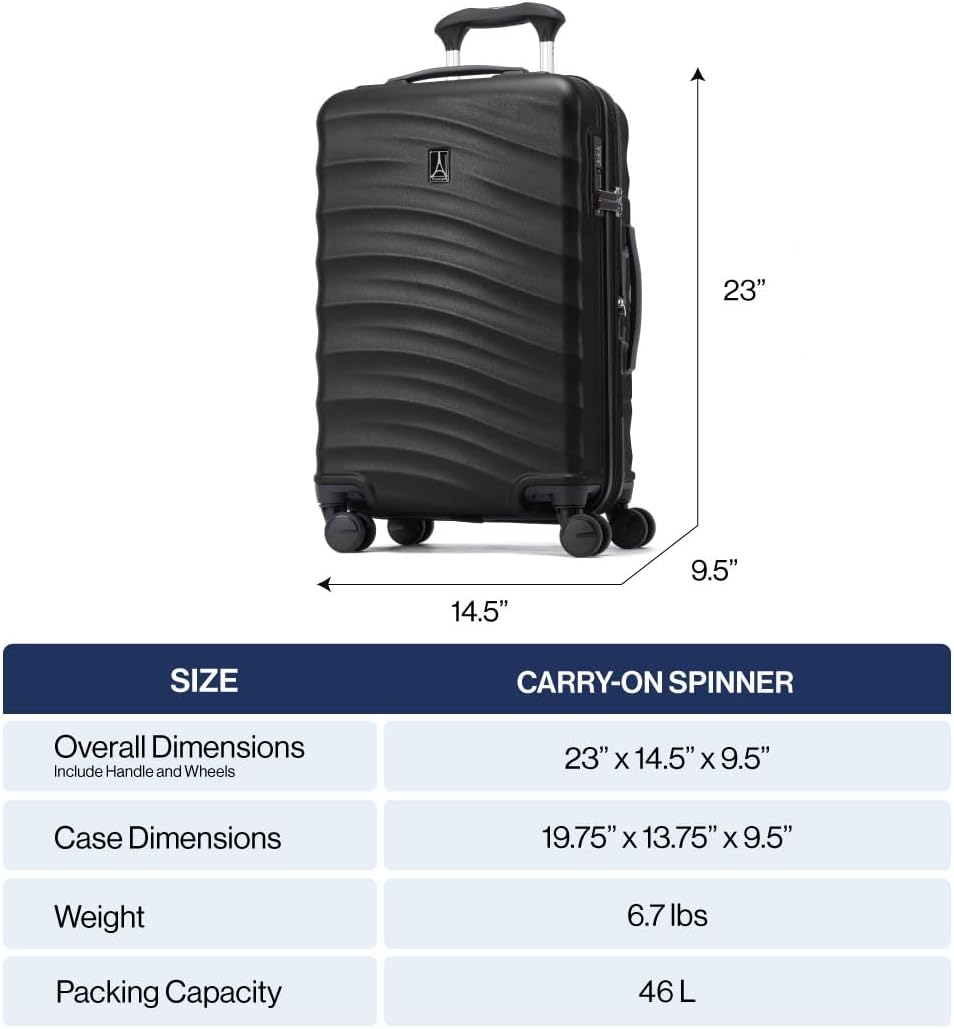 Maxlite Air V2 Hardside Expandable Carry on Luggage, 8 Spinner Wheels, Lightweight Hard Shell Suitcase, TSA lock, Slate Green, Carry On 20-Inch