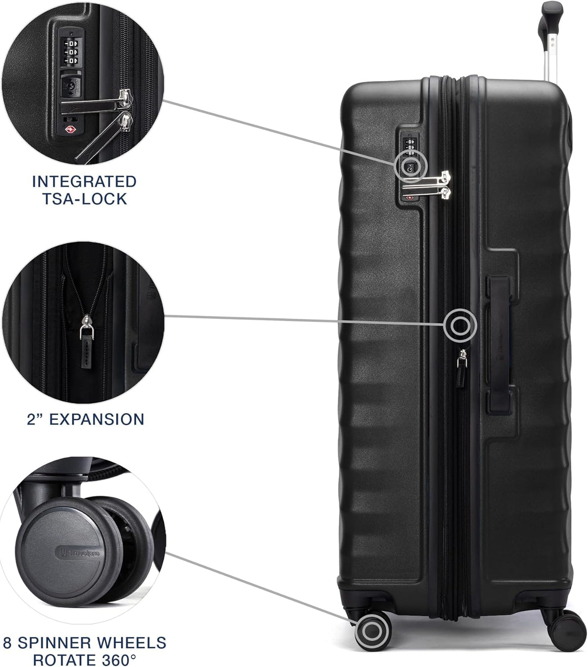 Maxlite Air V2 Hardside Expandable Carry on Luggage, 8 Spinner Wheels, Lightweight Hard Shell Suitcase, TSA lock, Slate Green, Carry On 20-Inch