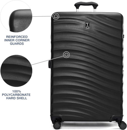 Maxlite Air V2 Hardside Expandable Carry on Luggage, 8 Spinner Wheels, Lightweight Hard Shell Suitcase, TSA lock, Slate Green, Carry On 20-Inch