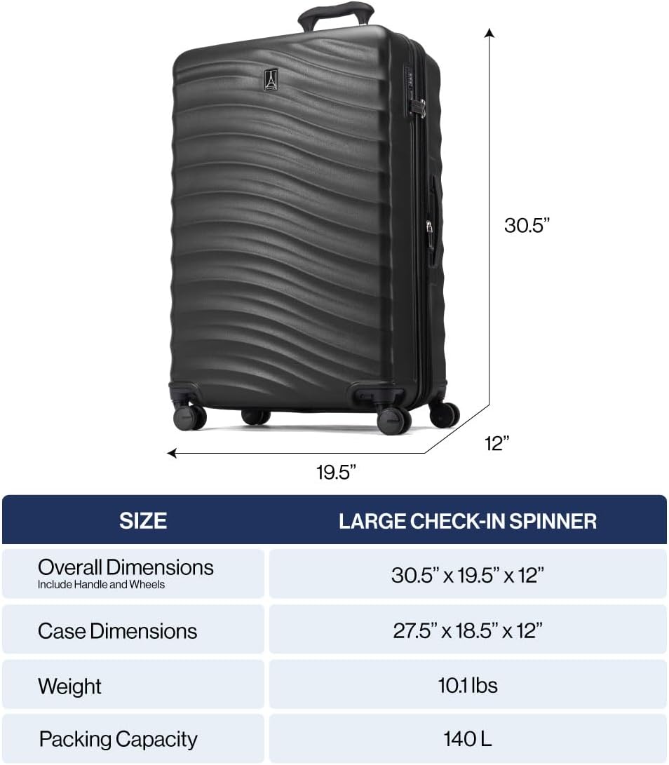 Maxlite Air V2 Hardside Expandable Carry on Luggage, 8 Spinner Wheels, Lightweight Hard Shell Suitcase, TSA lock, Slate Green, Carry On 20-Inch