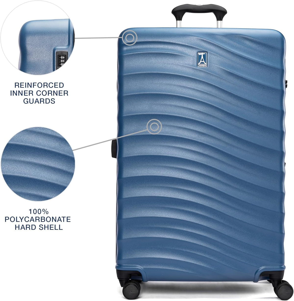 Maxlite Air V2 Hardside Expandable Carry on Luggage, 8 Spinner Wheels, Lightweight Hard Shell Suitcase, TSA lock, Slate Green, Carry On 20-Inch