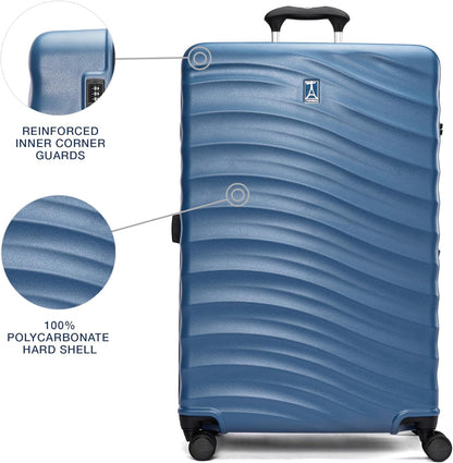 Maxlite Air V2 Hardside Expandable Carry on Luggage, 8 Spinner Wheels, Lightweight Hard Shell Suitcase, TSA lock, Slate Green, Carry On 20-Inch