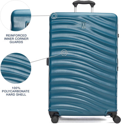 Maxlite Air V2 Hardside Expandable Carry on Luggage, 8 Spinner Wheels, Lightweight Hard Shell Suitcase, TSA lock, Slate Green, Carry On 20-Inch