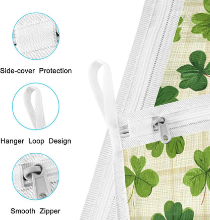 Mesh Laundry Bags Lingerie Bags for Washing Delicates 2 PCS Durable Wash Bag with Zipper Small and Medium Washable Pink Juicy Checkered Cherry - Colors A
