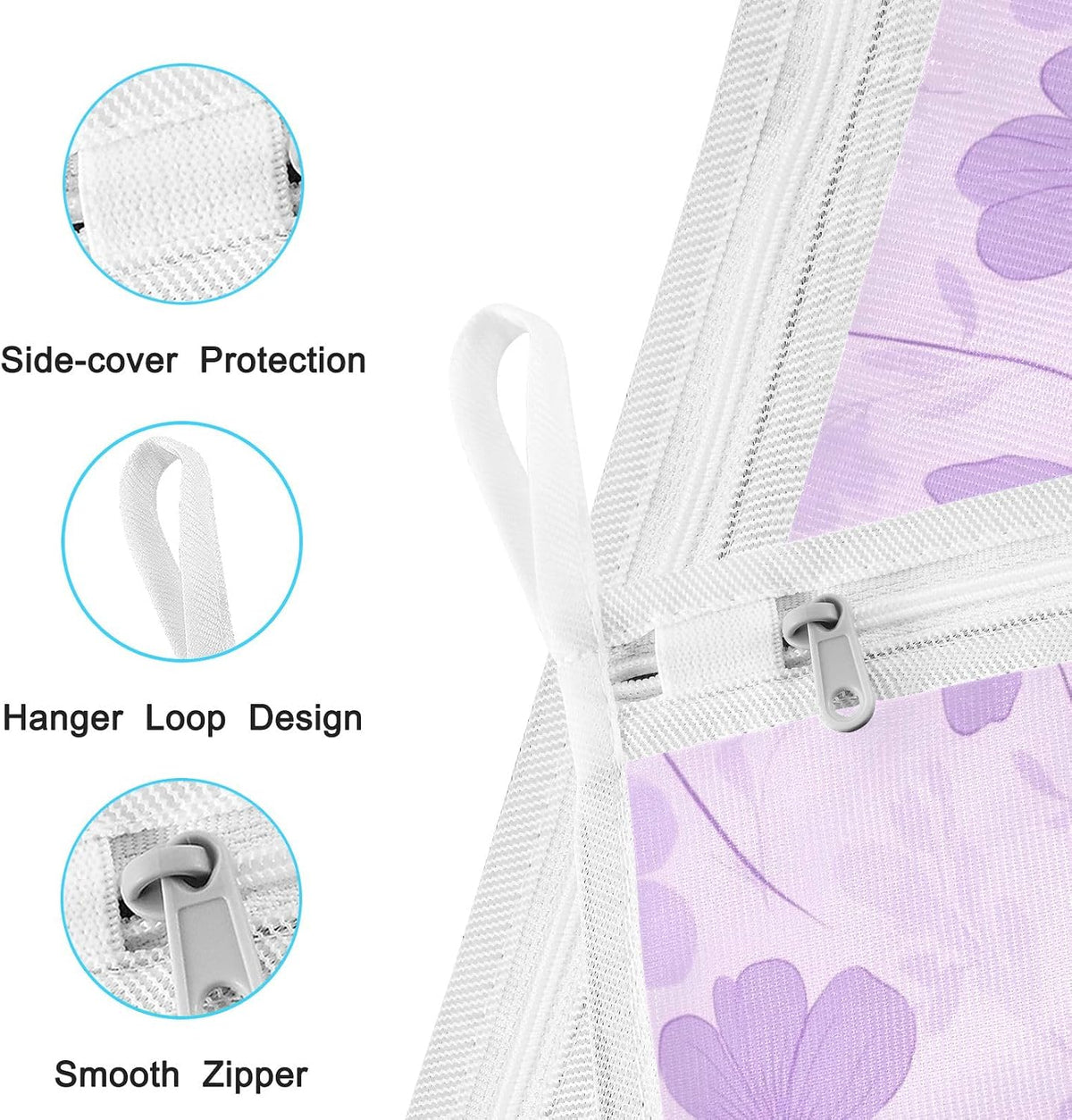 Mesh Laundry Bags Lingerie Bags for Washing Delicates 2 PCS Durable Wash Bag with Zipper Small and Medium Washable Pink Juicy Checkered Cherry - Colors A