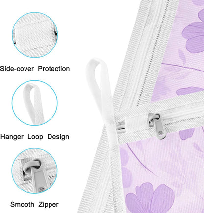 Mesh Laundry Bags Lingerie Bags for Washing Delicates 2 PCS Durable Wash Bag with Zipper Small and Medium Washable Pink Juicy Checkered Cherry - Colors A