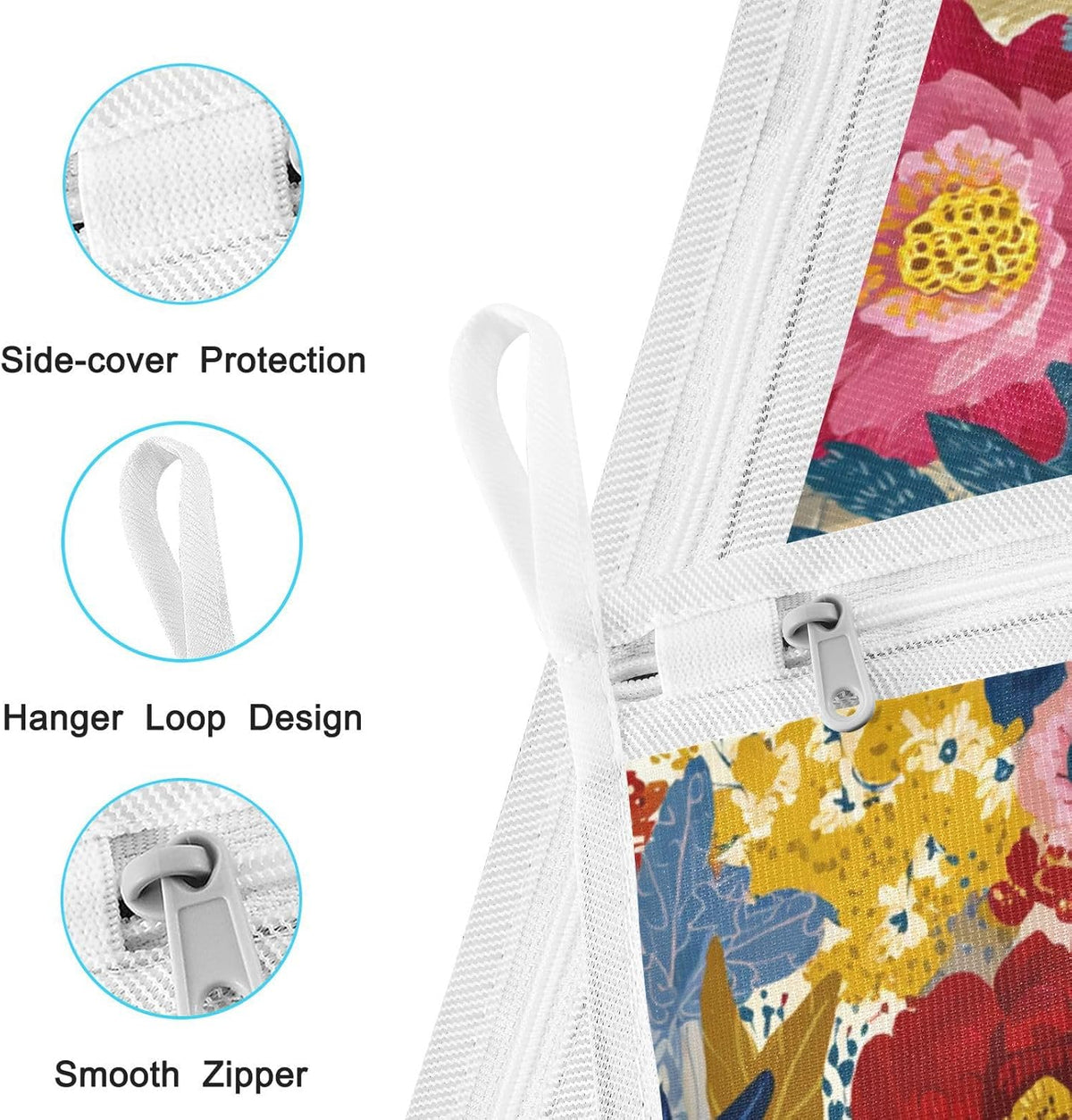 Mesh Laundry Bags Lingerie Bags for Washing Delicates 2 PCS Durable Wash Bag with Zipper Small and Medium Washable Pink Juicy Checkered Cherry - Colors A
