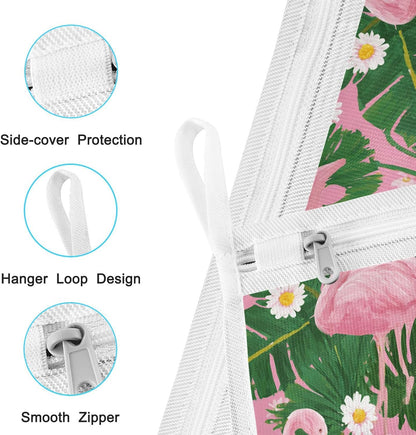 Mesh Laundry Bags Lingerie Bags for Washing Delicates 2 PCS Durable Wash Bag with Zipper Small and Medium Washable Pink Juicy Checkered Cherry - Colors A