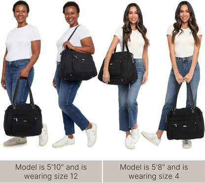 Overnight Expandable Laptop Tote with RFID Phone Wristlet