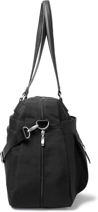 Overnight Expandable Laptop Tote with RFID Phone Wristlet