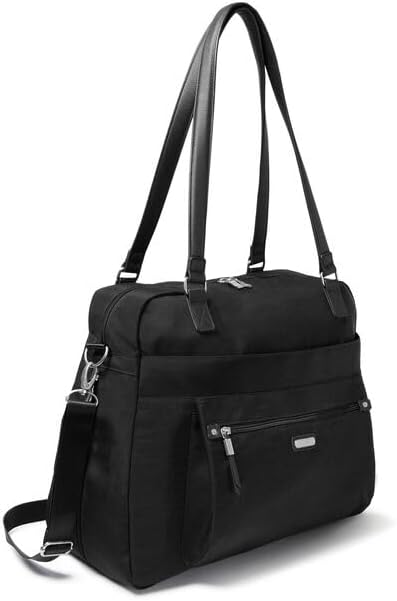 Overnight Expandable Laptop Tote with RFID Phone Wristlet