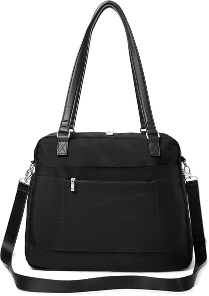 Overnight Expandable Laptop Tote with RFID Phone Wristlet