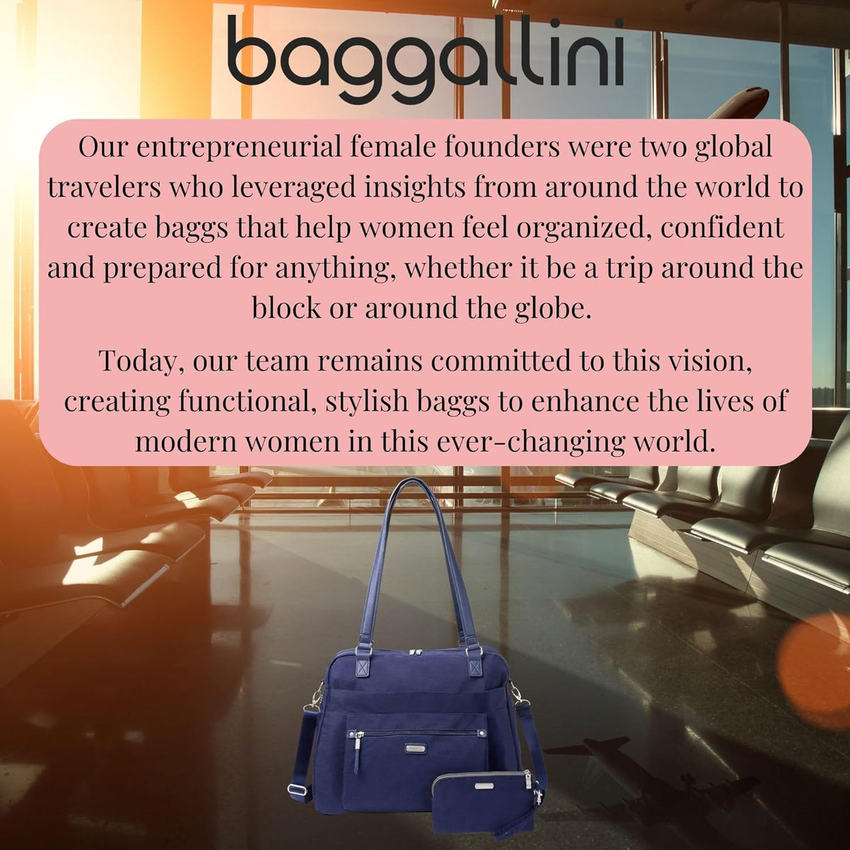 Overnight Expandable Laptop Tote with RFID Phone Wristlet